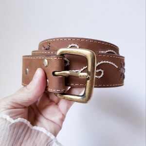 Vintage Nacona Tan Leather Leather